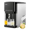 Image de VEVOR Distributeur d'Eau 3-en-1 avec Machine à Glaçons et Broyeur à Glace, Fontaine à Eau à Poser, pour Fête Cuisine Maison Bureau, Production Rapide de Cube 16 kg/24 h et 12 PCs/7 min, avec Pelle