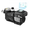 Image de VEVOR Pompe Piscine Vitesse Variable 1100 W Pompe Filtration Piscine 26000 L/h pour Piscines Hors Sol Enterrées, Spa, Auto-amorçante, avec Panier Filtre, Minuterie, Hauteur Refoulement 15 m, 220-240 V