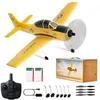 Image de VEVOR Avion RC télécommandé 2,4 GHz à 4 canaux stabilisateur gyroscopique à 6 axes, jouet d'avion formateur mousse EPP prêts à voler, facile à piloter pour adultes, enfants, débutants, garçons, filles