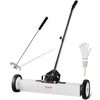 Image de VEVOR Balayeuse Magnétique 60 cm avec Roues, Capacité 22,6 kg, Balai Magnétique à Manche Télescopique, avec Outil de Ramassage à Aimant Poignée Réglable, Collecteur Clous Vis, pour Atelier Garage