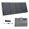 Image de VEVOR Panneau Solaire Portable 400 W Chargeur Solaire Pliable Monocristallin pour Stations d'Alimentation, Camping, Randonnée, Haut Rendement 24 %, avec Sortie MC4, Adaptateur CC 10 en 1, Étanche IP67