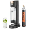 Image de VEVOR Machine à eau gazeuse, machine à eau pétillante et soda pour gazéification domestique avec une bouteille PET de 1 L sans BPA, 1 cylindre de CO2, compatible avec le cylindre de CO2 à visser 60 L