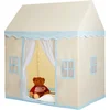 Image de VEVOR Tente de jeu pour enfants, cabane pour enfants de 1 à 5 ans, tente pour enfants avec tapis et lampes, avec fenêtres pour intérieur et extérieur, tente de château pour garçons et filles, beige
