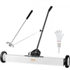 Image de VEVOR Balayeuse Magnétique 91 cm avec Roues, Capacité 24,9 kg, Balai Magnétique à Manche Télescopique, avec Outil de Ramassage à Aimant Poignée Réglable, Collecteur Clous Vis, pour Atelier Garage