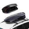 Image de VEVOR Coffre de Toit 340 L, Porte-Bagages de Toit Coque Rigide en ABS, avec Ouverture Double-Face 2 Sangles Renforcées, Aérodynamique, pour la Plupart des Barres Transversales, Voiture, SUV, Noir
