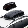 Image de VEVOR Coffre de Toit 370 L, Porte-Bagages de Toit Coque Rigide en ABS, avec Ouverture Double-Face 2 Sangles Renforcées, Aérodynamique, pour la Plupart des Barres Transversales, Voiture, SUV, Noir