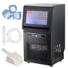 Image de VEVOR Machine à Glaçons Commerciale 34 kg/24 h Appareil de Préparation de Glaçons 36 Bacs à Glaçons Capacité de Stockage 5,6 kg Nettoyage Auto sans Installation Autoportant pour Maison Restaurant Bar