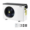 Image de VEVOR Pompe à chaleur pour piscine, capacité de chauffage 2,51-11,38 kW, chauffage électrique de piscine à fréquence variable à économie d'énergie pour piscines hors sol 25 à 50 m³, AC220-240 V 50 Hz