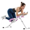 Image de VEVOR Appareil d'Entraînement Abdominal Réglable, Machine Abdominale Capacité de Charge 150 kg, Entraîneur Abdominal et Force de Base Pliable, en Acier au Carbone, Équipement pour Domicile Gym