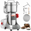 Image de VEVOR Moulin à Épices Électrique 500 g, Broyeur à Grains Commercial 2000 W à Haute Vitesse, Moulin à Farine en Acier Inoxydable, Type Oscillant pour Moudre Rapidement Céréales Épices Herbes Cafés