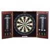 Image de VEVOR Cible de Fléchettes et Armoire Prêt à Jouer, Armoire à Fléchettes de Taille Officielle, Jeu de Fléchettes à Pointe en Acier, Assemblage Facile, Accessoires Complets, pour Jeux de Cricket