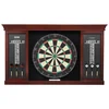 Image de VEVOR Kit Cible de Fléchettes et Armoire Taille Officielle, Armoire à Fléchettes Prêt à Jouer, Jeu de Fléchettes à Pointe en Acier, Assemblage Facile, Accessoires Complets, pour Jeux de Cricket