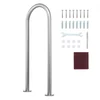 Image de VEVOR Rampe Piscine, 915x400 mm, Main Courante Piscine Aluminium avec Plaque de Base, Barre d'Appui de Sécurité, Accessoires, Montage Facile pour Piscines, Intérieur, Extérieur, Terrasses, Quais, Spas