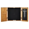Image de VEVOR Armoire à Fléchettes en Bois Massif, Coffret Dissimulée de Taille Officielle avec Tableau de Score et Accessoires, Assemblage Facile, pour Jeux de Cricket (Cible de Fléchettes Non Incluse)