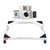 Image de VEVOR Mini support de réfrigérateur universel pour lave-linge et sèche-linge, réglable avec roulettes sur pied, base de machine à laver multifonctionnelle socle extensible 381-614 mm largeur ajustable