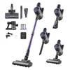 Image de VEVOR Aspirateur Balai sans Fil à Aspiration Puissante 25 kPa, Aspirateur Laveur Rechargeable Anti-enchevêtrement avec Bac à Poussière, Léger avec Autonomie de 35 Minutes, pour Tapis Poils Sols Durs