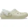 Image de Crocs Classic Fleece Lined Sabots Unisex Bone 36 211396-2Y2-M4W6