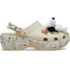 Image de Crocs Peanuts Classic Platform Sabots Femmes Multi 34 212118-90H-W5