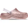 Image de Crocs Baya Platform Glitter Sabots Femmes Barely Pink 38 208459-6PI-W8