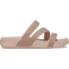 Image de Crocs Getaway Gems Strappy Sandales Femmes Quartz 41 212584-6UR-W10