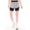 Image de Nike Swift 2 en 1 Vêtements femme Gris/argent S
