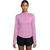 Image de Nike Swift UV 1/2 Zip Vêtements femme Rose M