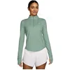 Image de Nike Swift UV 1/2 Zip Vêtements femme Vert XS