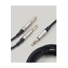 Image de Cable d''origine 99 Classics Noir Argent mono 3,5mm a 3,5mm Asymetrique - longueur 3m