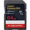 Image de Carte SD UHS-I SANDISK Extreme PRO de 64 Go, vitesse de lecture jusqu''a 200 Mo/s et vitesse d''ecriture jusqu''a 90 Mo/s, video 4K UHD