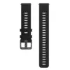Image de Bracelet silicone Polar 20 mm, Night Black