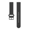Image de Bracelet silicone Polar 20 mm, Night Black