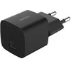 Image de secteur USB-C 25W Power Delivery, noir.