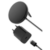 Image de Socle de charge sans fil magnétique BoostCharge Pro 15 W Noir pour Smartphone et AirPods