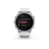 Image de fenix 8 AMOLED 43mm Acier Silver avec bracelet blanc