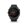 Image de fenix 8 AMOLED 51mm Acier Gray avec bracelet noir