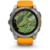 Image de Garmin Fenix 8 AMOLED Sapphire Titane 51mm Électronique Orange TU