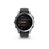 Image de fenix E AMOLED 47mm Acier Silver avec bracelet Graphite