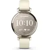 Image de Lily 2, Cream Gold bracelet silicone blanc coco