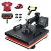 Image de VEVOR 2 en 1 Presse à Chaud Machine de Sublimation Textile 38x38 cm Machine d'Impression 1200 W Presse à Chaleur Polyvalente Contrôle Numérique Transfert Efficace Imprimante pour T-shirt Sac Chapeau