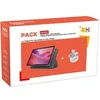 Image de Pack Tab 10,1" 64 Go Gris Luna + Coque de protection Gris + Ecouteurs sans fil Lenovo E310 Blanc