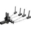 Image de VEVOR Attelage de Distribution de Poids Remorque 4500 kg Attelage de Répartition du Poids avec 4 Chaînes Support de Boule Universel, Kit de Système d'Attelage Acier Dispositif d'Attache pour Remorque