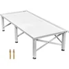 Image de VEVOR Socle Machine à Laver Base en Fer 124x55x30 cm Support en Métal Lave-Linge Capacité 150 kg Piédestal Antidérapant Buanderie pour Faciliter Drainage et Élever Congélateur Réfrigérateur Sécheuse