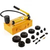 Image de VEVOR Kit de Perforation Hydraulique 15 T 10 Poinçons 22-114 mm Poinçonneuse Hydraulique Manuelle avec Coffret Poignée Ergonomique Positionnement Précis Outil de Poinçonnage Métal Inox Alu Plastique