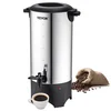 Image de VEVOR Percolateur à Café 7,4 L 50 Tasses Distributeur de Boissons Chaudes en Acier Inoxydable Filtre Permanent Marmite à Vin Chaud 90-98   Maintenu Infusion Rapide Appareil Chauffe Eau Thé Chocolat