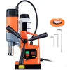 Image de VEVOR Perceuse Magnétique Diamètre 40 mm Profondeur 50 mm Carotteuse à Diamant 1300 W 13000 N 810 tr/min Perceuse à Colonne Trou Net pour Rénovation Maison Construction de Navire Chemin de Fer Pont