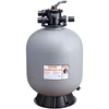 Image de VEVOR Filtre à sable 609,6 mm système de filtre à sable pour piscine hors sol avec valve multi-ports 7 voies débit 65 GPM fonction filtre, lavage contre-courant, rinçage, recirculation, déchets, hiver