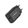 Image de Chargeur mural 30W, 1 port USB-C antichoc, Power Delivery, charge rapide pour Smartphone, tablettes, NOIR