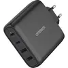 Image de Chargeur mural 100W GaN, 2 ports USB-C + 2 port USB-A Noir