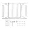 Image de VEVOR Barrière de Sécurité Extensible 75-135 cm Hauteur 76 cm Barrière d'Escalier à Fermeture Automatique sans Perçage Grande Ouverture 533 mm à 180° Clôtures Enfants et Chiens pour Couloir Intérieur