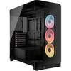 Image de gaming Frame 4500X LX-R moyen tour noir ARGB panneau de verre incurvé trempé